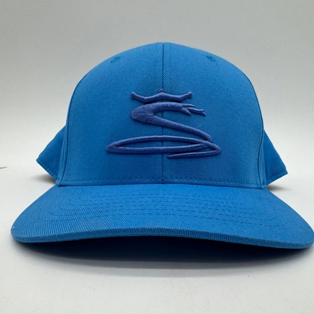 Cobra Golf Tour Exclusive Snapback Hat Blue Embroidered Logo Adjustable Cap